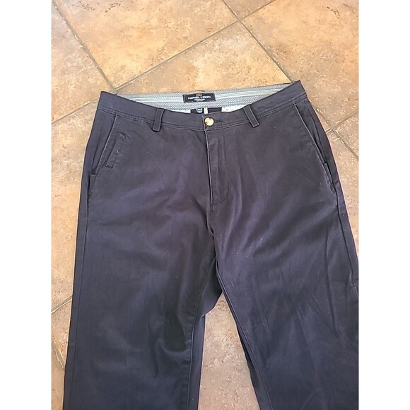 NWOT NICKEL & IRON Stretch Athletic Chino Performance Pants Men 34X32 Black - Picture 2 of 8